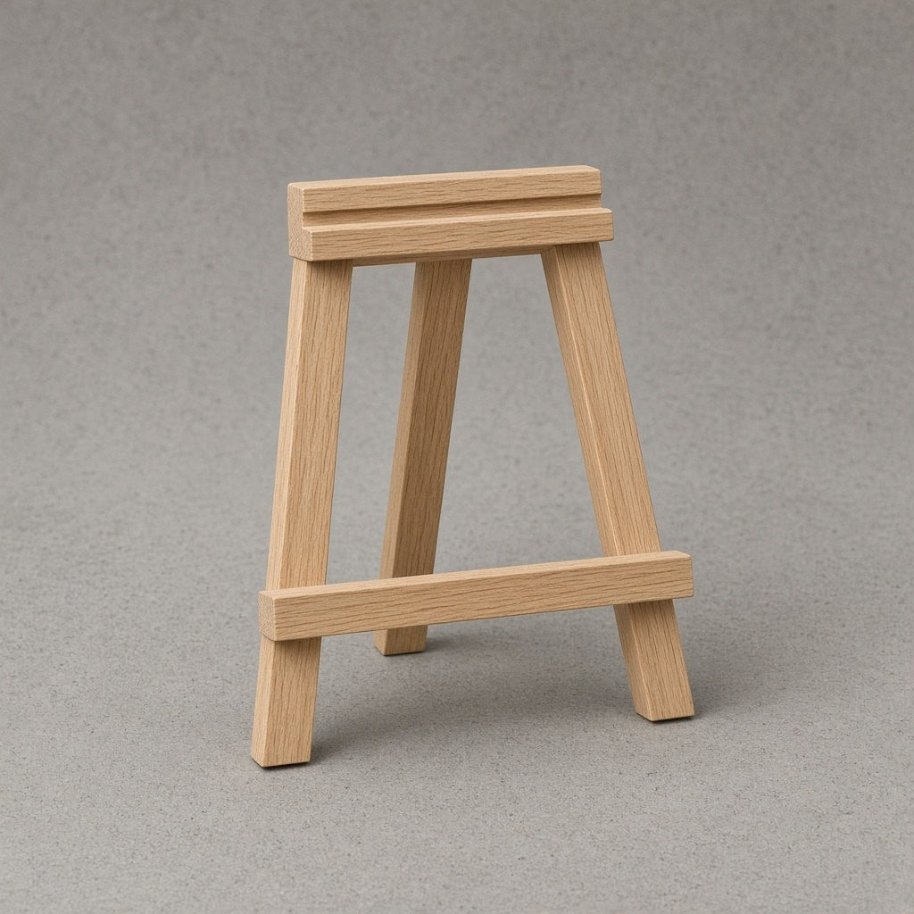 Oak album easel